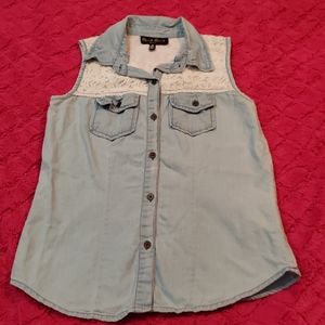 Girls denim top